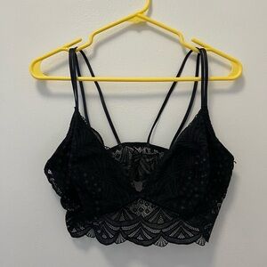 Auden XL Black Lace Bralette